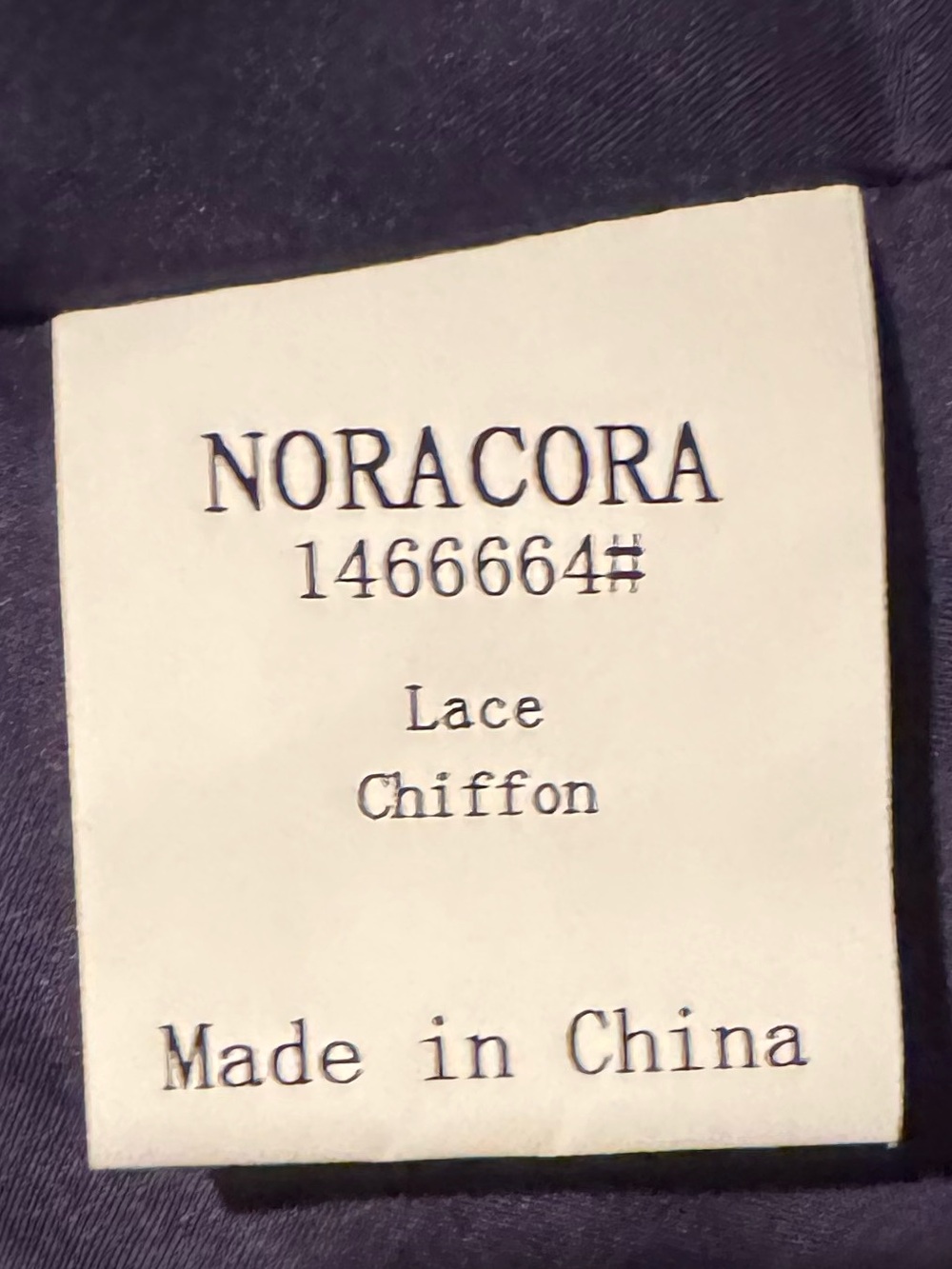 NWT Noracora Sz XL Navy Blue Midi Dress with Flutter Chiffon and Lace - Picture 12 of 12